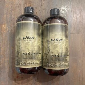 WEN Sweet Almond Mint Cleansing Conditioner 16oz Set Lot of 2 New Sealed